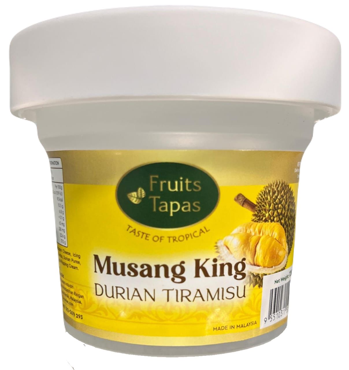 Musang King Durian Tiramisu